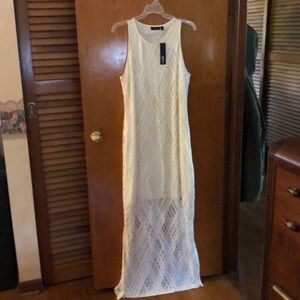 Size 14 Cream Colored Summer Maxi Dress